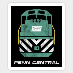 Vintage Penn Central Railroad Train Engine Sticker